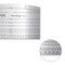 Kearing® Aluminium Hot Hem Gauge 4" x 8" for Sewing Pattern Alterations, Belts and Waistbands